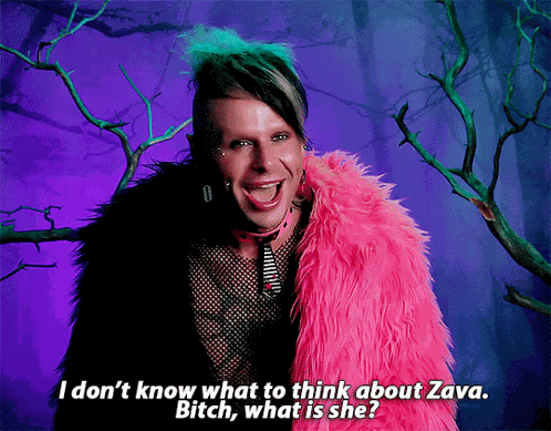 Dragula Titans Cynthia Doll GIF
