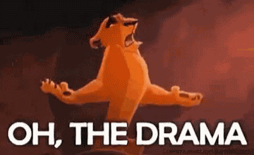 Drama Lion King GIF