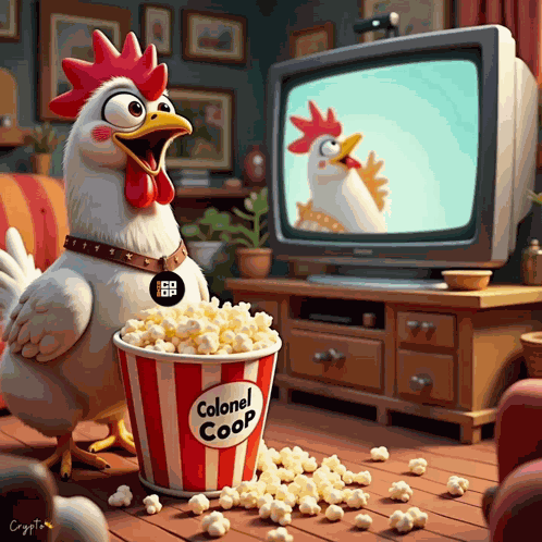 Drama Popcorn GIF