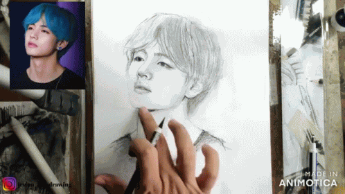 Drawing Gifs Art Gifs GIF