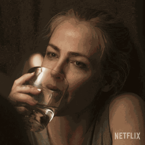 Drinking Cora GIF