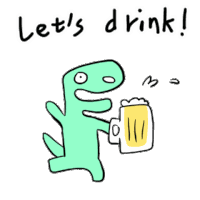 Drinking Drunk Sticker