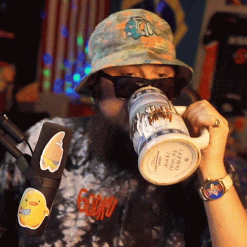 Drinking Godku GIF
