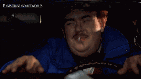 Driving Del Griffith GIF