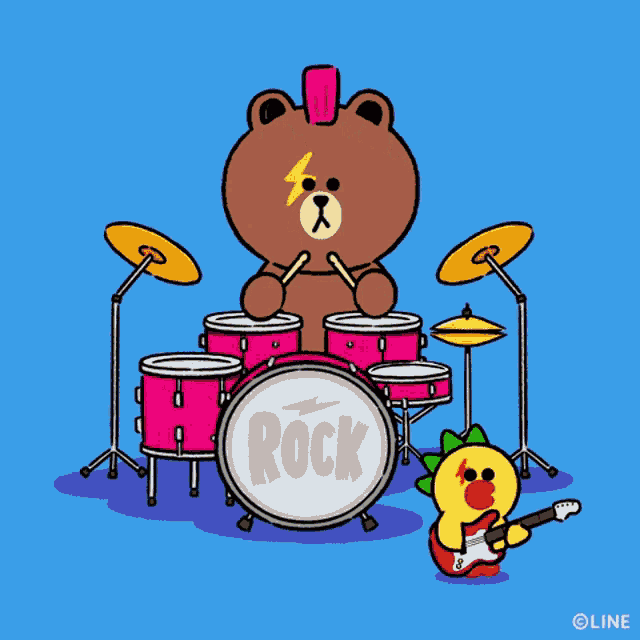 Drums Brown Music GIF