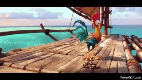 Drumstick Moana GIF