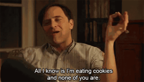 Drunk History All I Know Is Im Eating Cookies GIF
