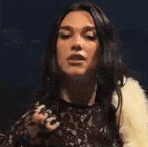 Dua Lipa Nod Dua Lipa Rush GIF