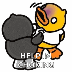 Duck Choke GIF