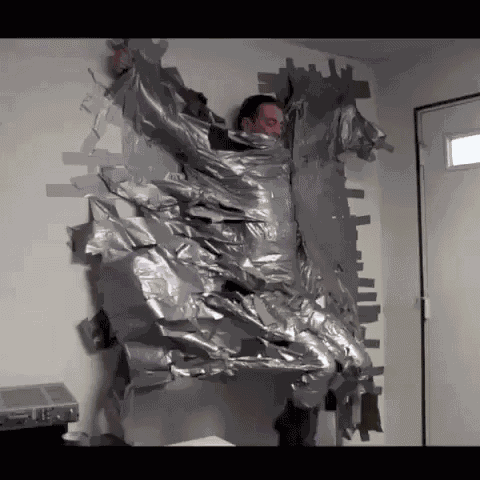 Duck Tape Trap GIF