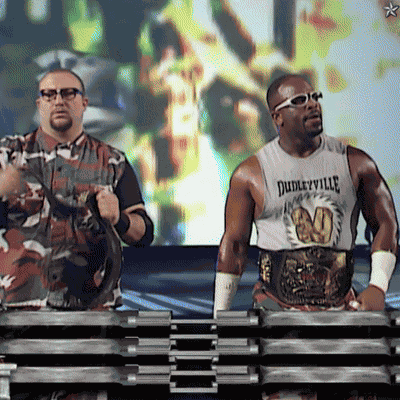 Dudley Boyz Wwf Tag Team Champions GIF