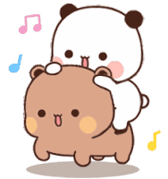 Dudu Bubu Playing Funny Sticker GIF