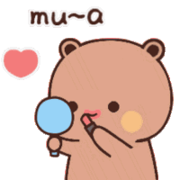 Dudu Cheeky Lipstick Kiss Sticker