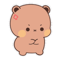 Dudu Dudu Angry Sticker