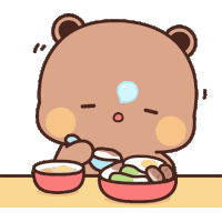 Dudu Eating While Sleeping Dufu Eating Sticker