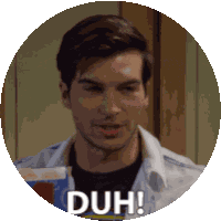 Duh Obviously Sticker