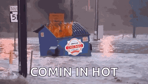 Dumpster Fire Chicago GIF