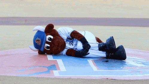 Durham Bulls Wool E Bull GIF