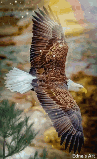 Eagle Glowing GIF