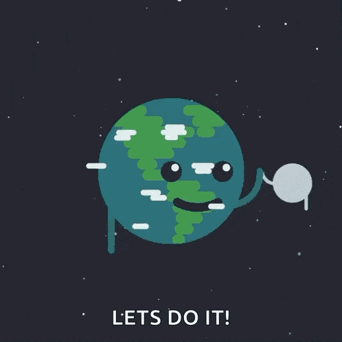 Earth Orbit GIF