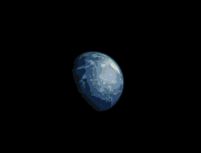 Earth Spinning GIF