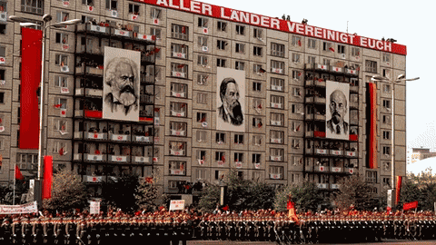 East Germany Republic Day Parade GIF
