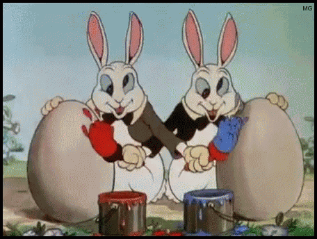 Easter Bunny Eggs GIF