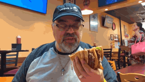 Eat It Like A Taco Burger GIF