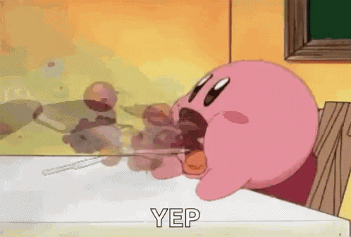 Eat Kirby GIF