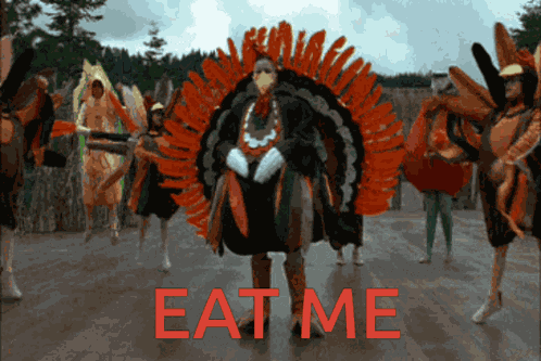 Eat Me Turkey GIF