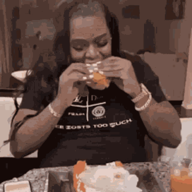 Eating Burger GIF