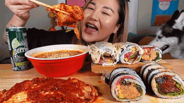 Eating Food Hyuneeeats GIF