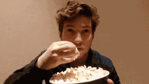 Eating Popcorn GIF