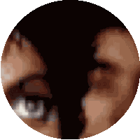 Eating Popcorn Michael Jackson Sticker