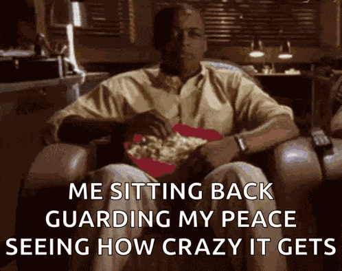 Eating Popcorn Oh Yeah GIF