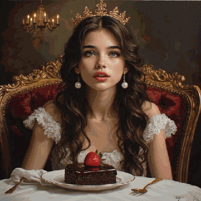 Eats Cake Chocolate Cake GIF