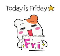Ebichu Friday Sticker