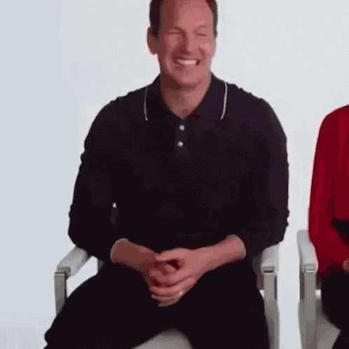 Ed Warren Patrick Wilson Laugh GIF