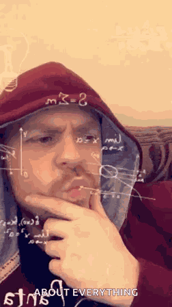Eddiemath Thinking Hard GIF