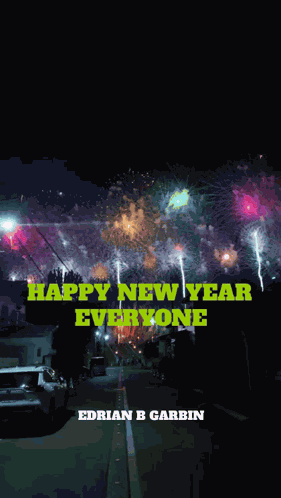 Edrian B Garbin Happy New Year GIF