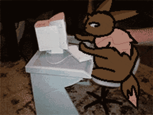 Eevee Biscuit GIF