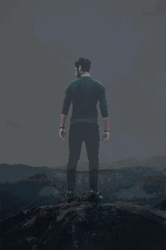 Efecto Humo Hombre GIF