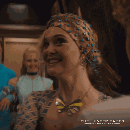 Effie Trinket The Hunger Games Sunrise On The Reaping GIF