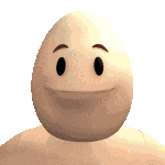 Egg Man Sticker