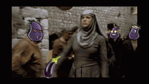 Eggplant Shame Shame GIF