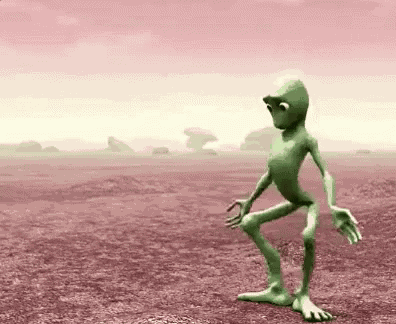 El Chombo / Dame Tu Cosita  / Alien / Marciano  Dançando / Memes / Dança GIF