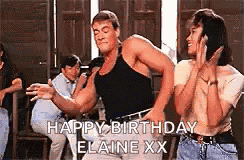 Elaine Happy Birthday GIF
