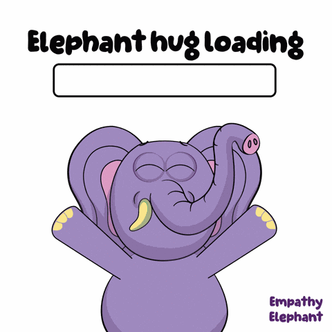 Elephant Empathy GIF
