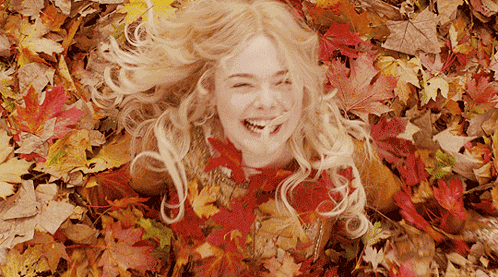 Elle Fanning Fall GIF