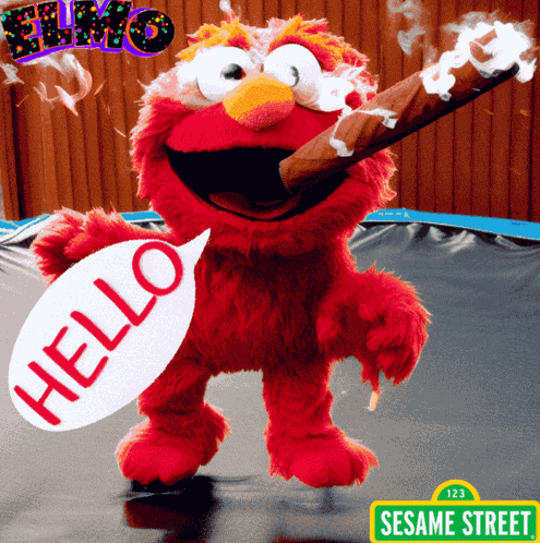 Elmo Hello GIF
